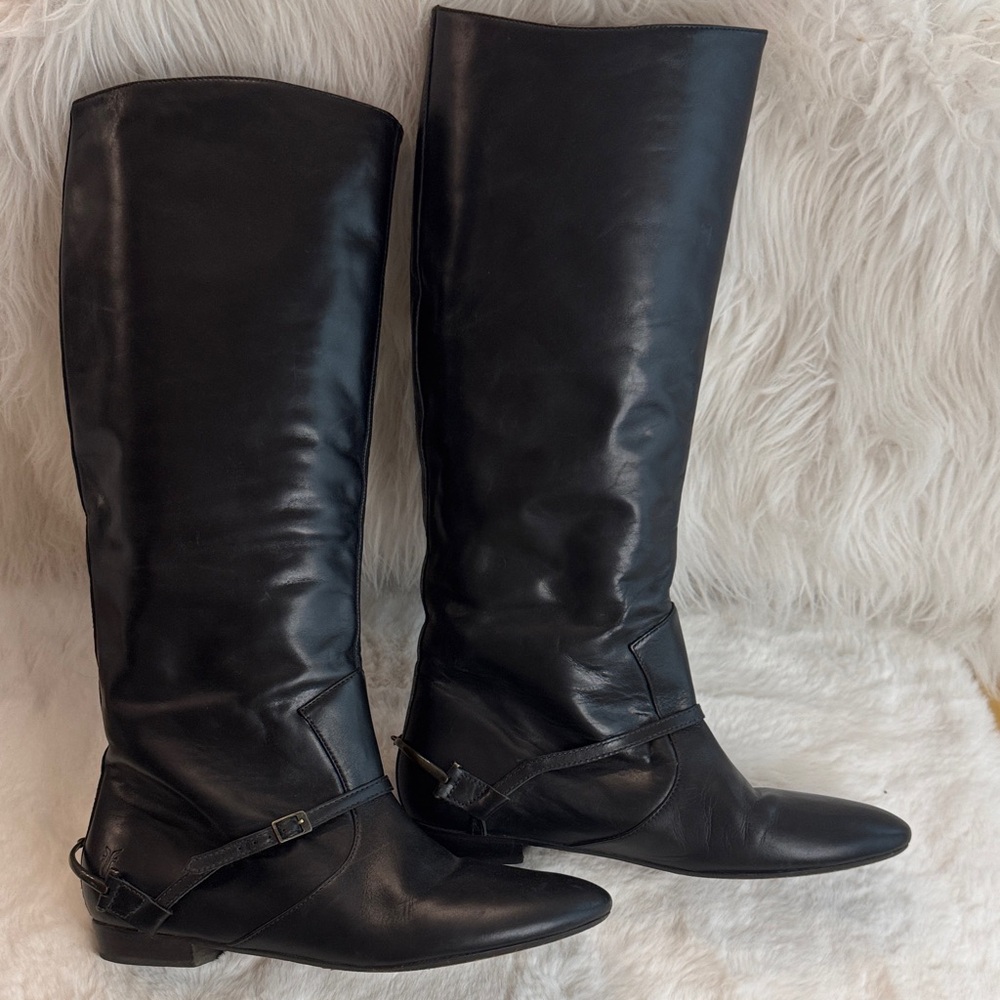 Frye Black Heeled Boots for Women